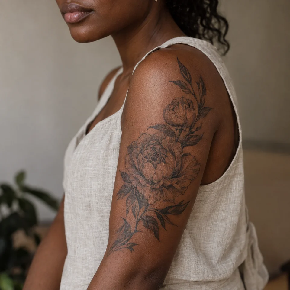 Botanical peony