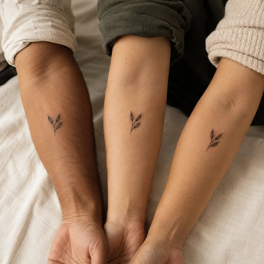 Trois branches en commun