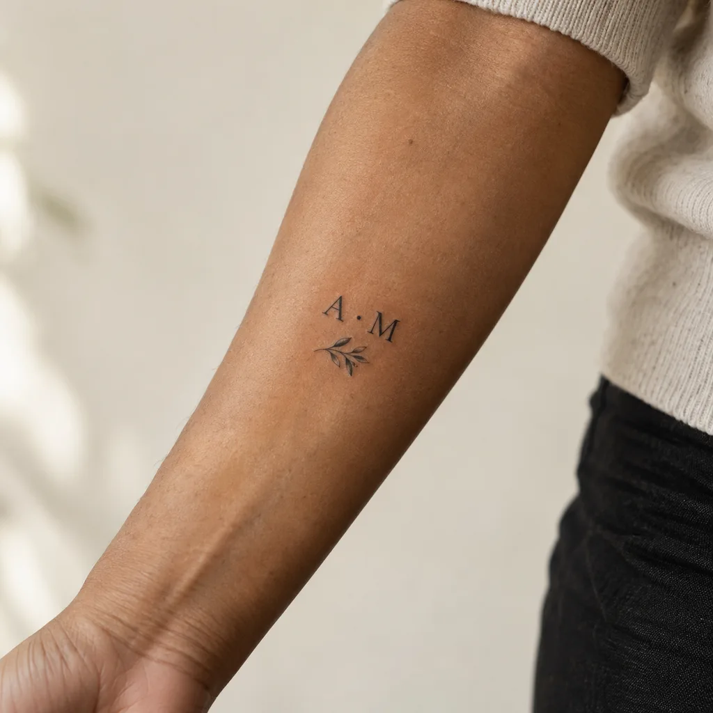 A et M, lettres espacées