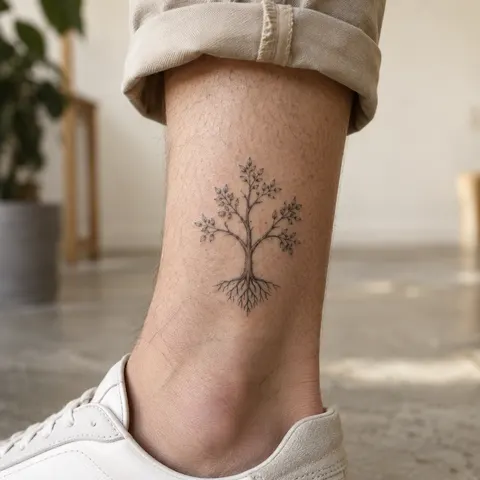 Example of the placement on skin, AI simulation