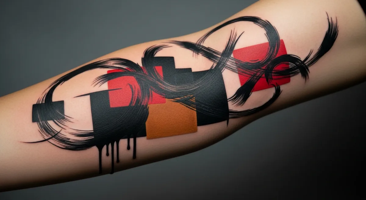 Example of Abstract tattoo