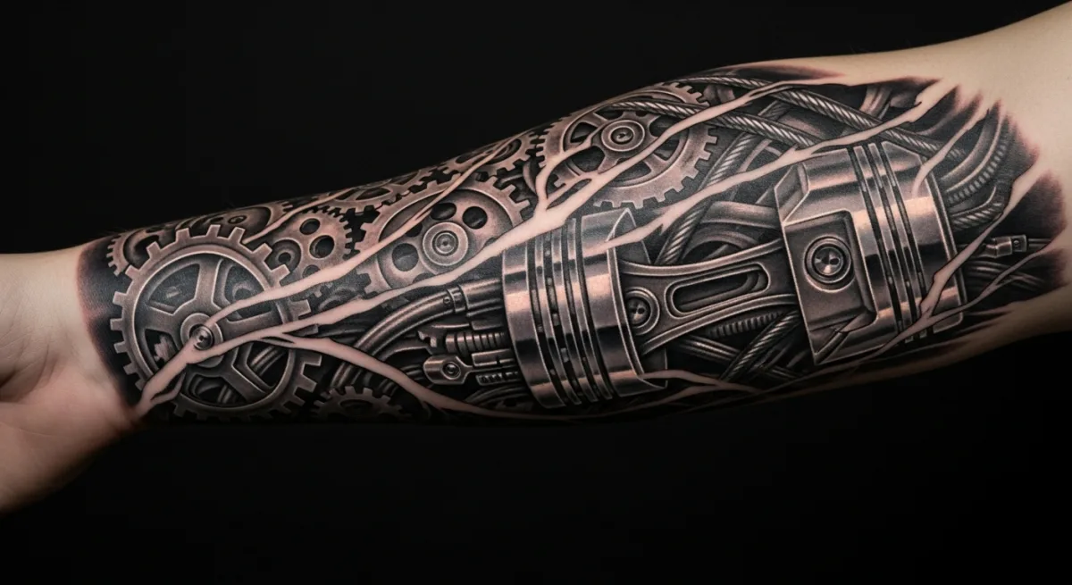 Example of Biomechanical tattoo