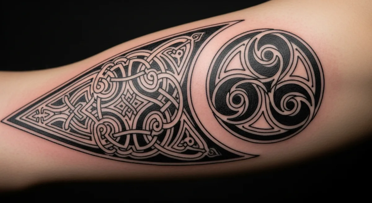 Example of Celtic tattoo