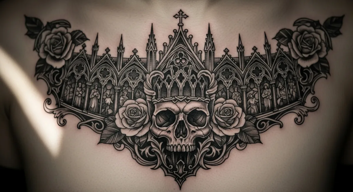 Example of Gothic tattoo