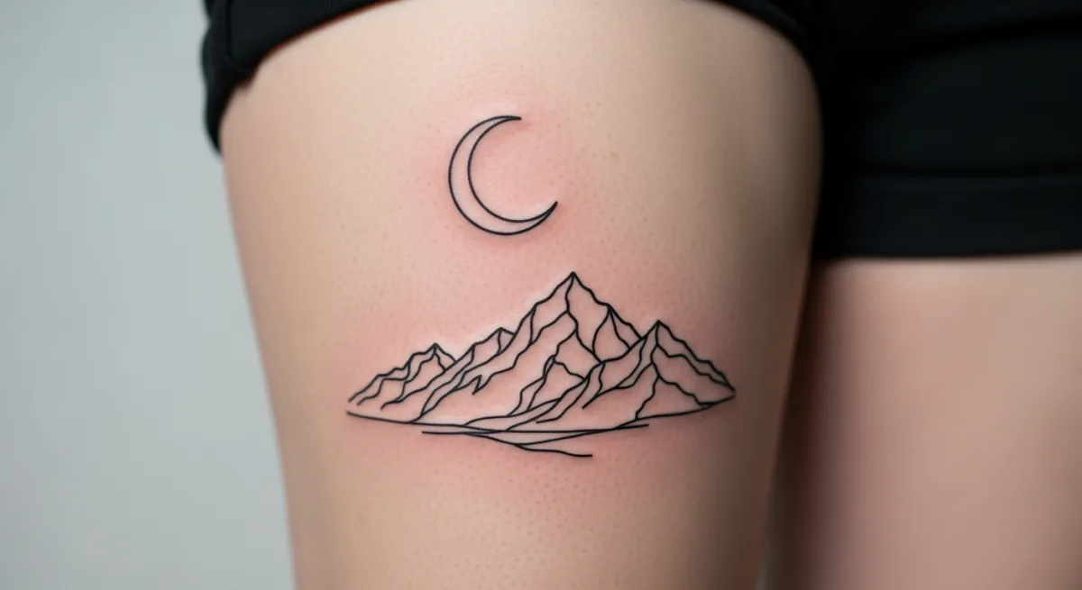 Example of Linework tattoo