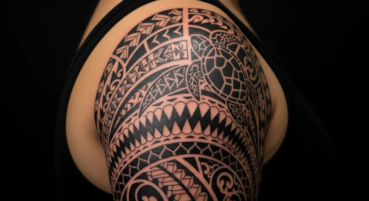 Example of Polynesian tattoo