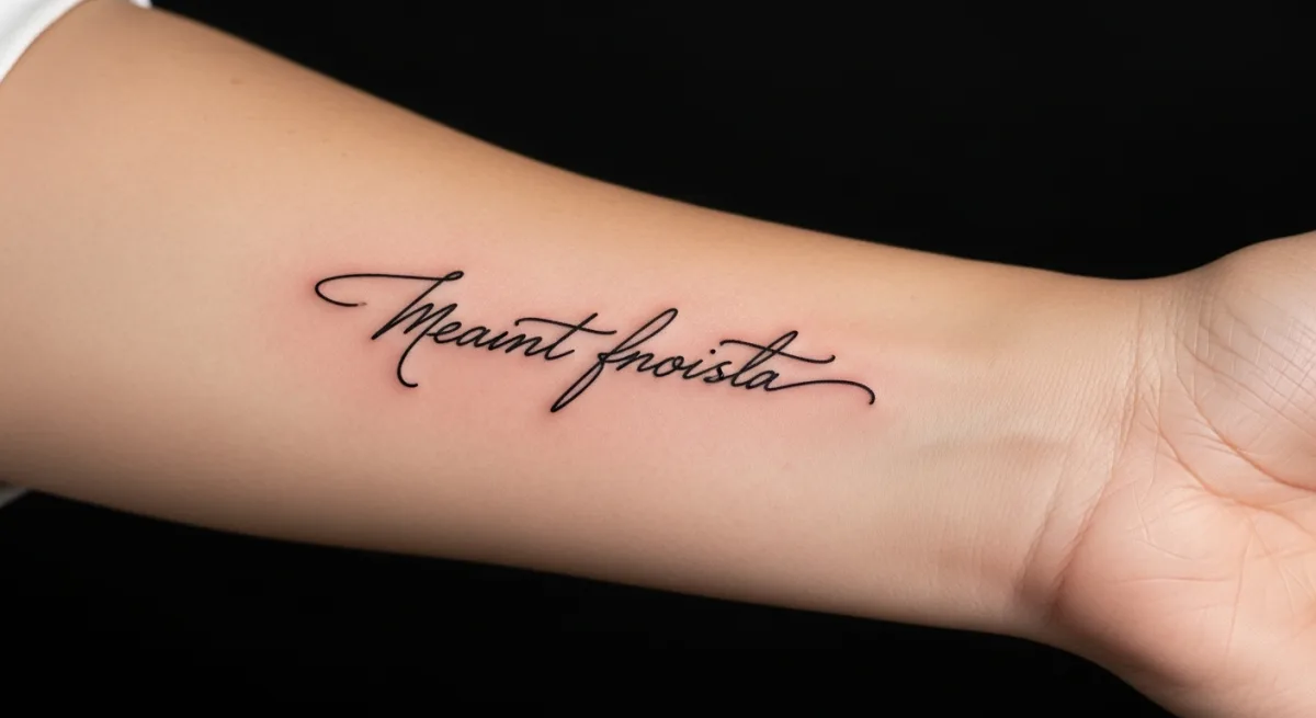 Exemple de tatouage Script