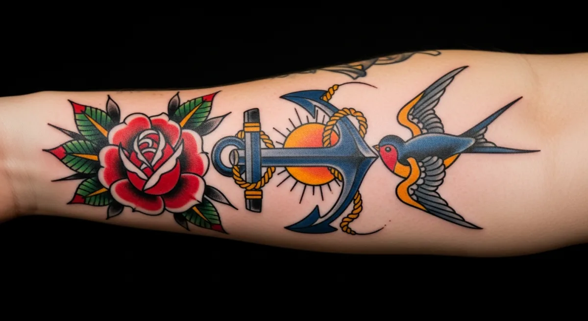 Example of American Traditional tattoo