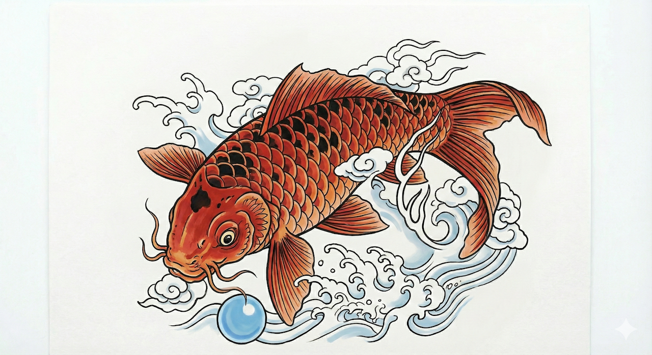 Example of Japanese (Irezumi) tattoo